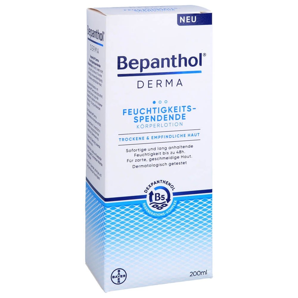 Bepanthol Derma Feuchtigkeit. Körperlotion