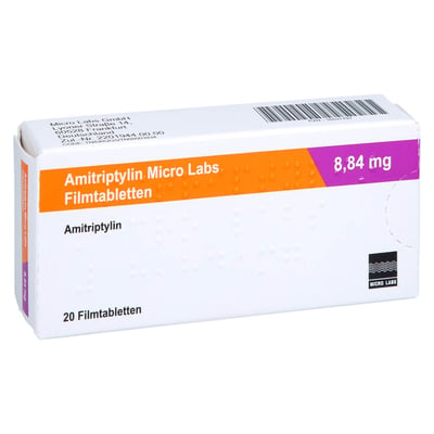 Amitriptylin Micro Labs 8,84 mg Filmtabletten Produktbild 1
