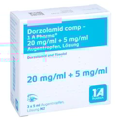 Dorzolamid comp-1A Pharma 20 mg/ml + 5 mg/ml