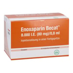 ENOXAPARIN Becat 8.000 I.E. 80mg/0,8ml ILO FS+Si.S