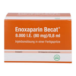 ENOXAPARIN Becat 8.000 I.E. 80mg/0,8ml ILO FS+Si.S