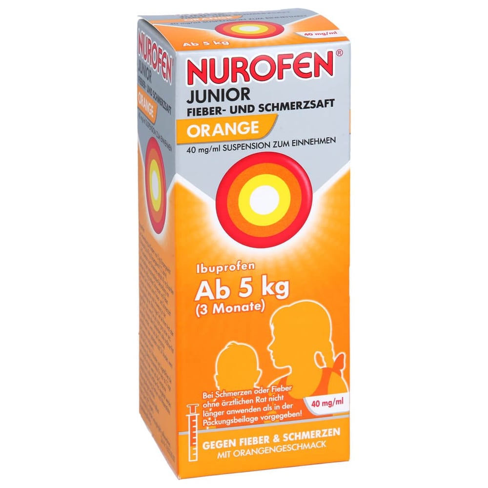 Nurofen Junior Fieber- und Schmerzsaft Orange
