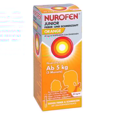 Nurofen Junior Fieber- und Schmerzsaft Orange