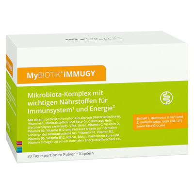 Mybiotik Immugy Kombipackung 30x2 g+60 Kapseln