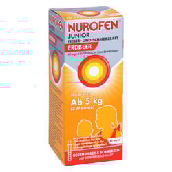 Nurofen Junior Fieber- und Schmerzsaft Erdbeer 40 mg/ml Susp.