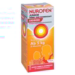Nurofen Junior Fieber- und Schmerzsaft Erdbeer