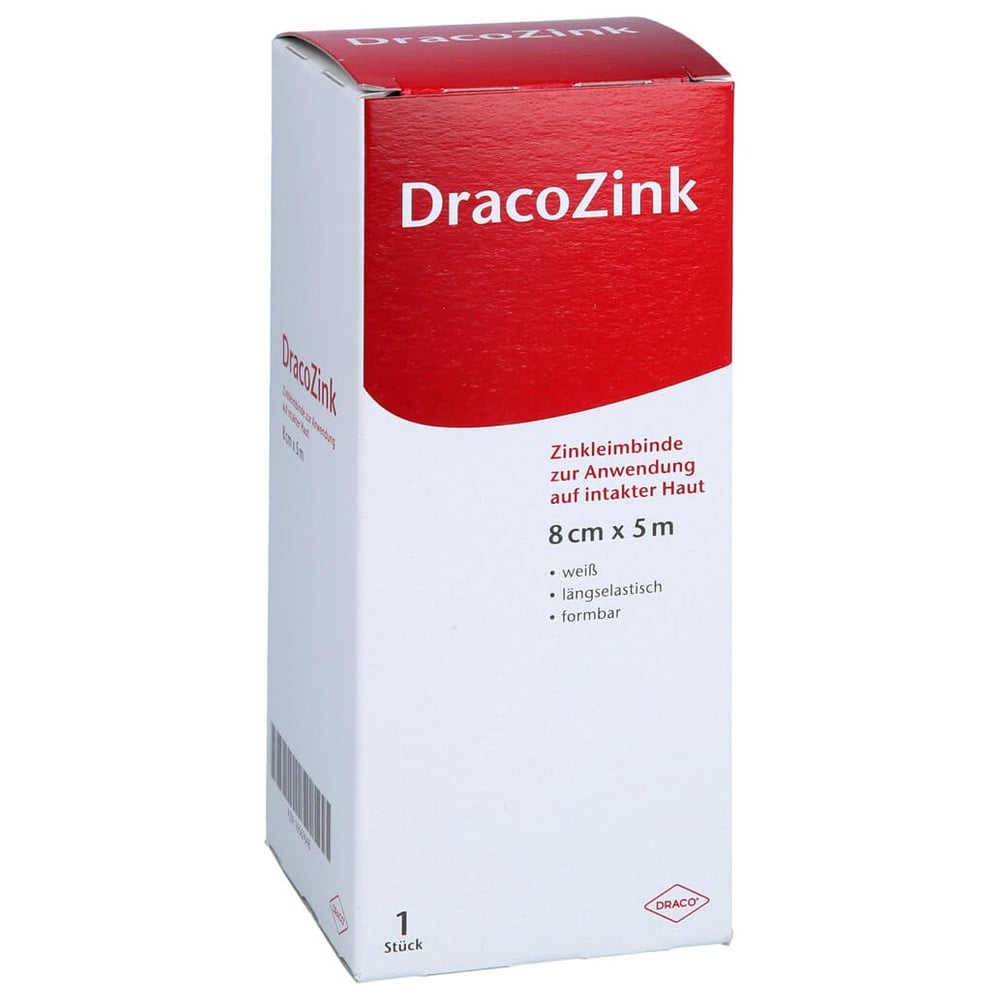 Zinkleimbinde DracoZink 8 cm x 5 m