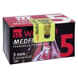Wellion Medfine plus Pennadeln 5 mm 32G