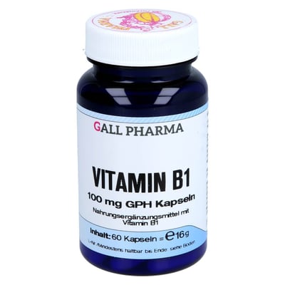Vitamin B1 100 mg Gph Kap