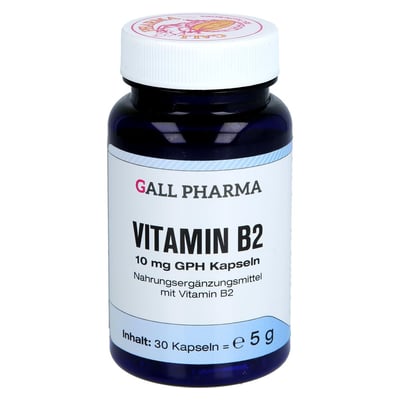 Vitamin B2 10 mg Gph Kap Produktbild 1