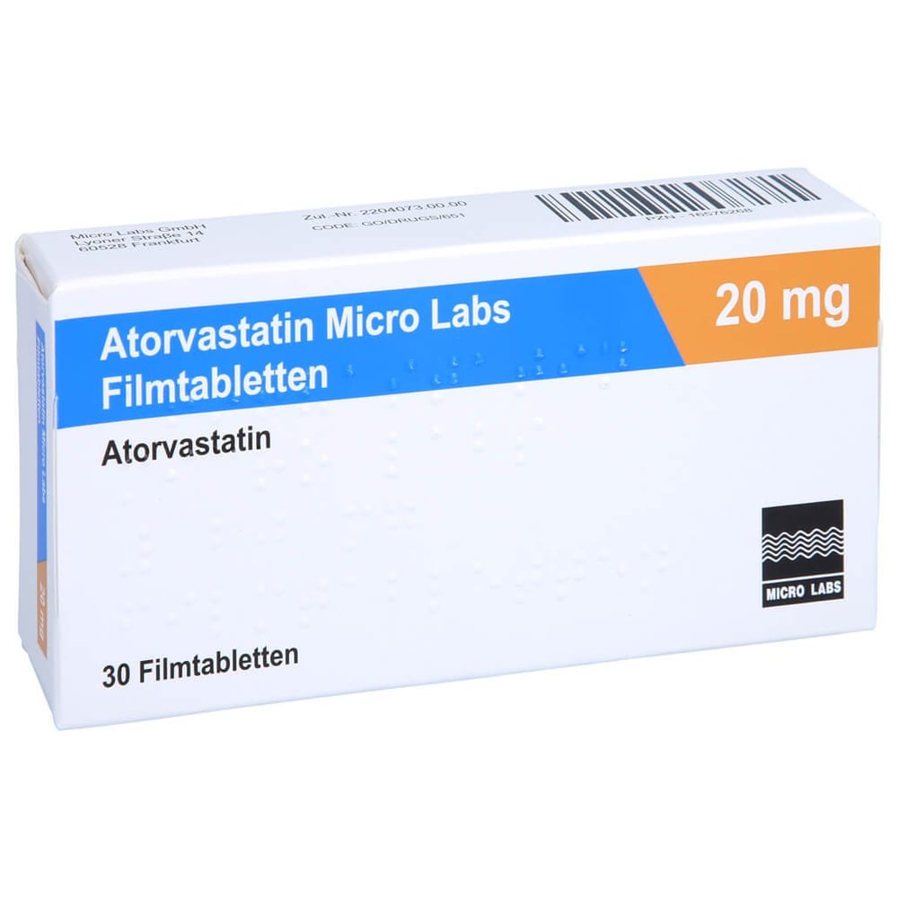 Atorvastatin Micro Labs 20 mg