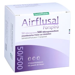 Airflusal Forspiro 50 Mikrogramm/500 Mikrogramm/Dosis