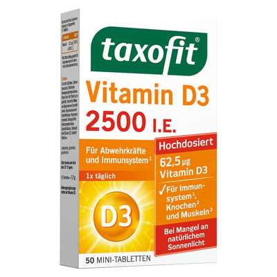 Taxofit Vitamin D3 2500 I.e. Tabletten Produktbild 1