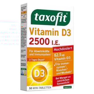 Taxofit Vitamin D3 2500 I.e. Tabletten