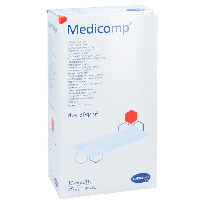 Medicomp steril 10x20 cm 4F