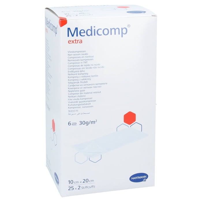 Medicomp Extra steril 10x20 cm 6f S30
