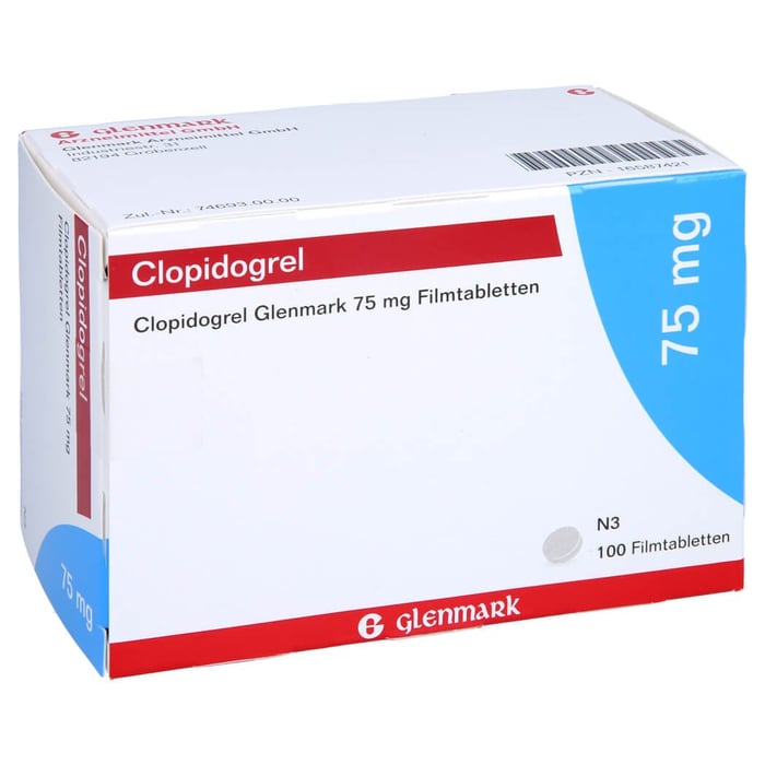Clopidogrel Glenmark 75mg