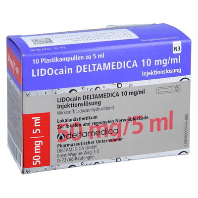 Lidocain Deltamedi 10 mg/ml Produktbild 1