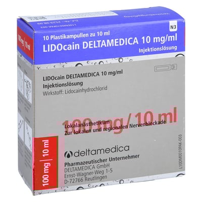 Lidocain Deltamedi 10mg/ml