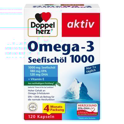 Doppelherz Omega-3 Seefischöl 1000