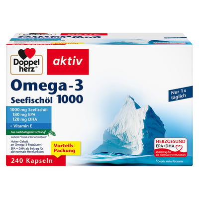 Doppelherz Omega-3 Seefischöl 1000 Produktbild 1