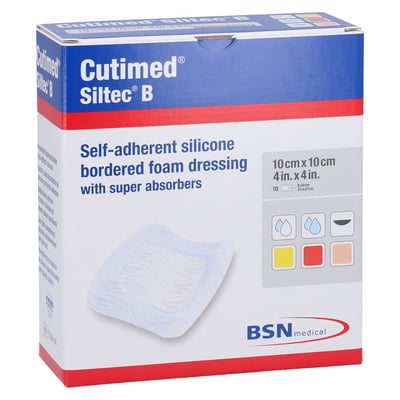 Cutimed Silt B Sc10x10hr