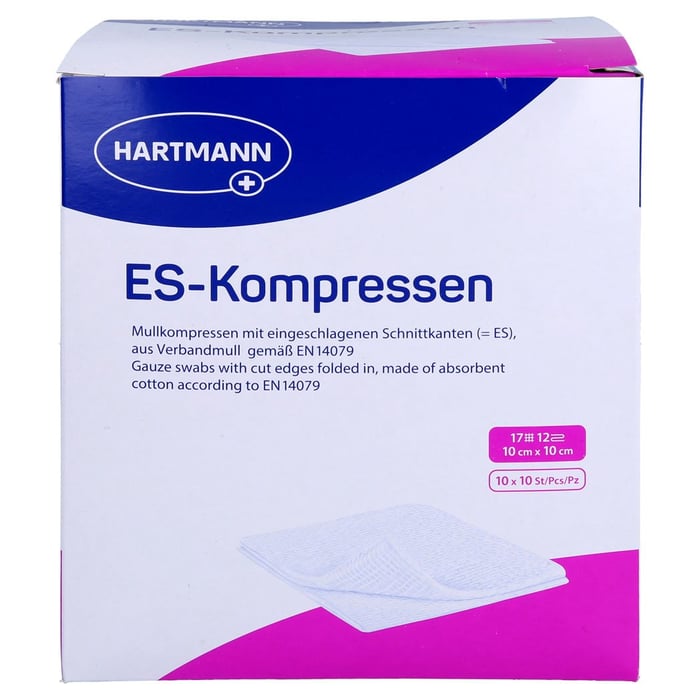 Es-kompressen steril 10x10 cm Großpackung