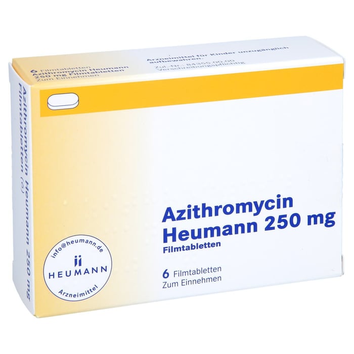 Azithromycin Heumann 250mg