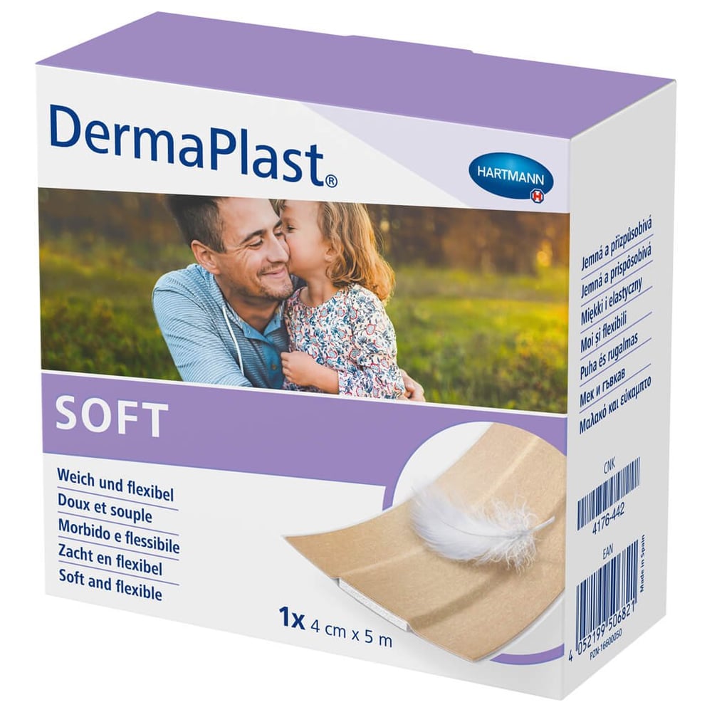 Dermaplast Soft Pflaster 4 cmx5 m