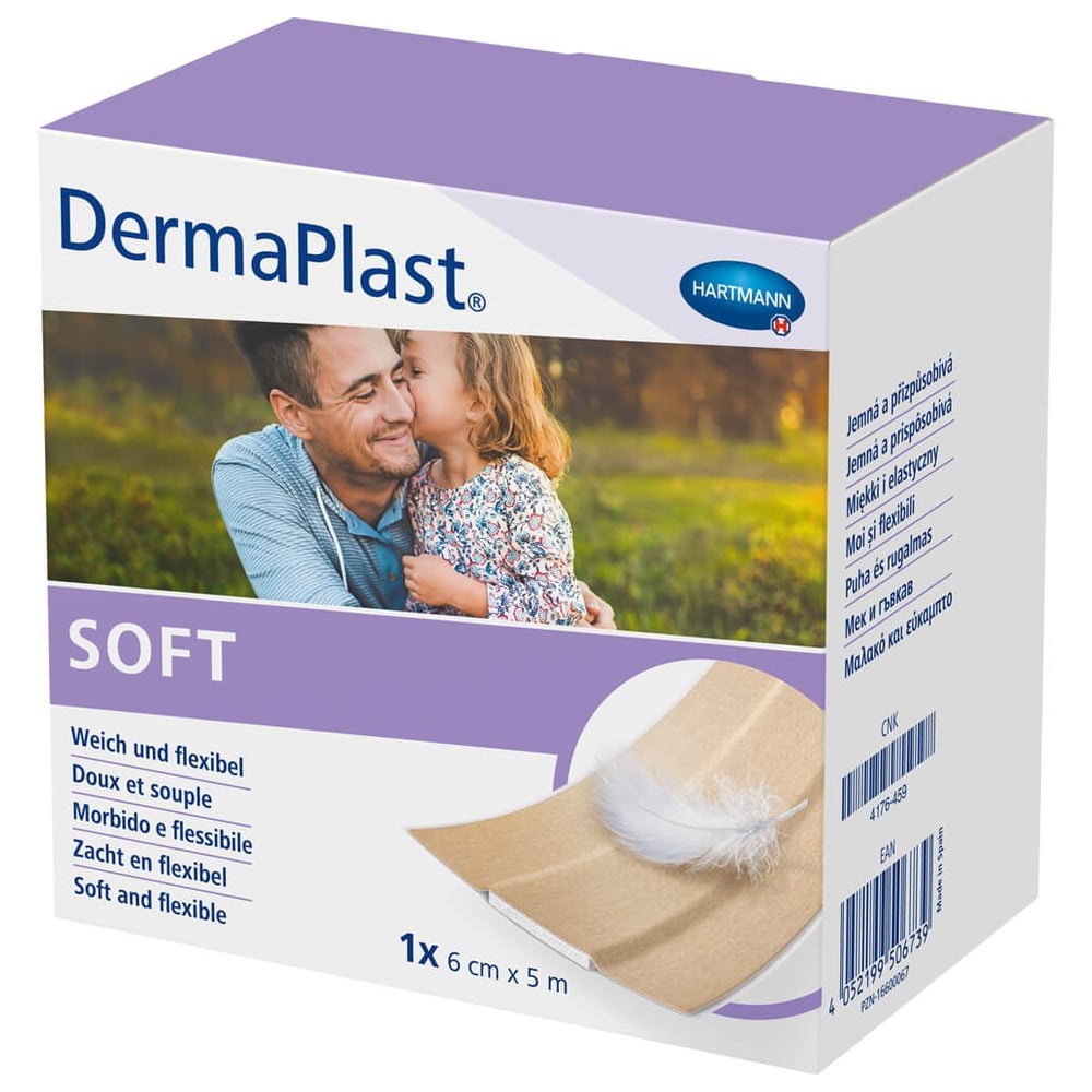 Dermaplast Soft Pflaster 6 cmx5 m