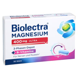 Biolectra Magnesium 400 mg ultra 3-Phasen-Depot