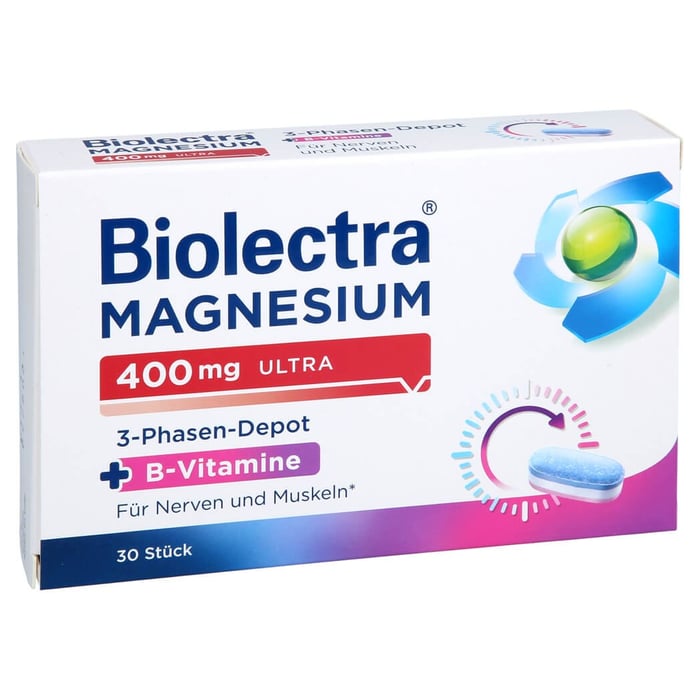 Biolectra Magnesium 400mg ultra 3-Phasen-Depot