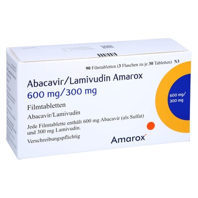 Abacavir/Lamivudin Amarox 600 mg/300 mg