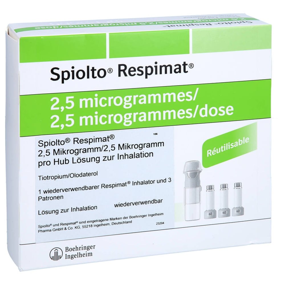 Spiolto Respimat 2.5 ug/2.5 ug Hub wiederverwendb.