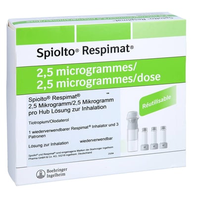 Spiolto Respimat 2.5 ug/2.5 ug Hub wiederverwendb.