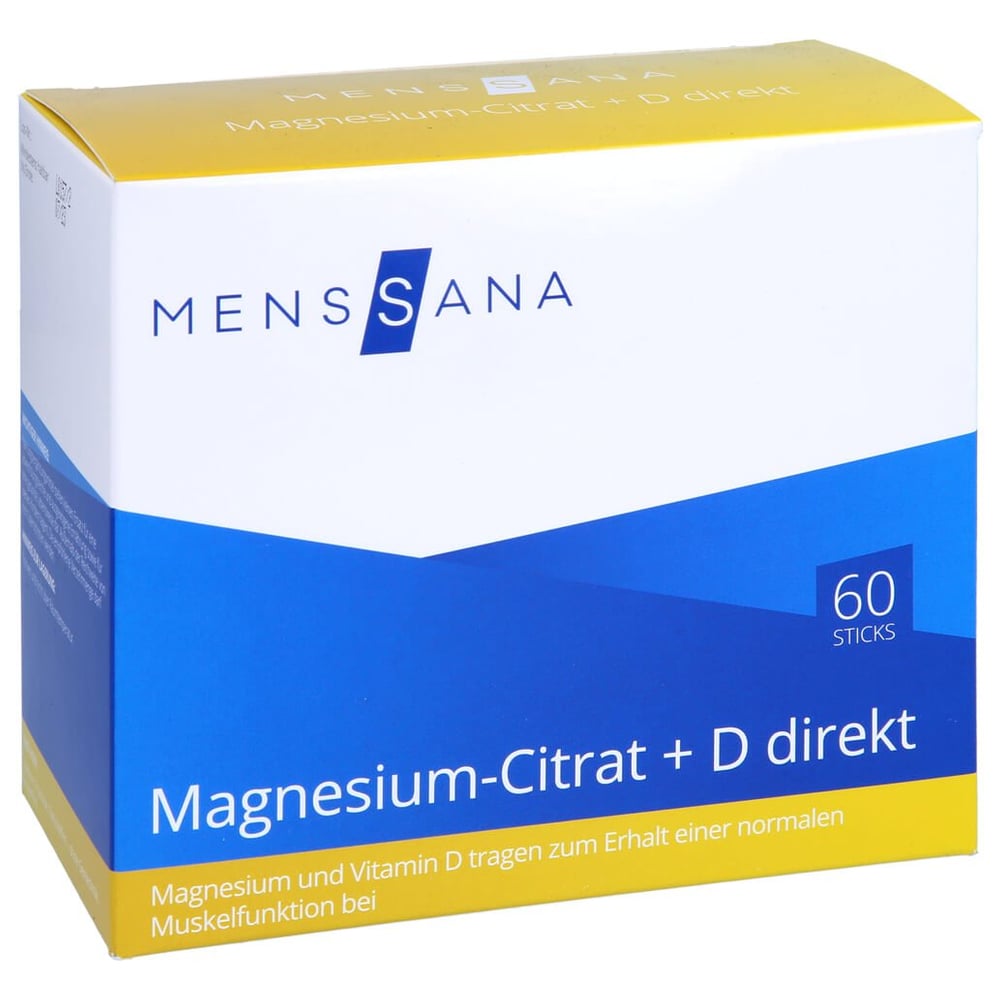 Magnesiumcitrat+d direkt MensSana Pulver