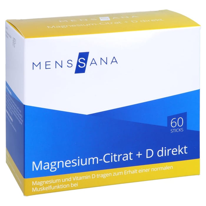 Magnesiumcitrat+d direkt MensSana Pulver