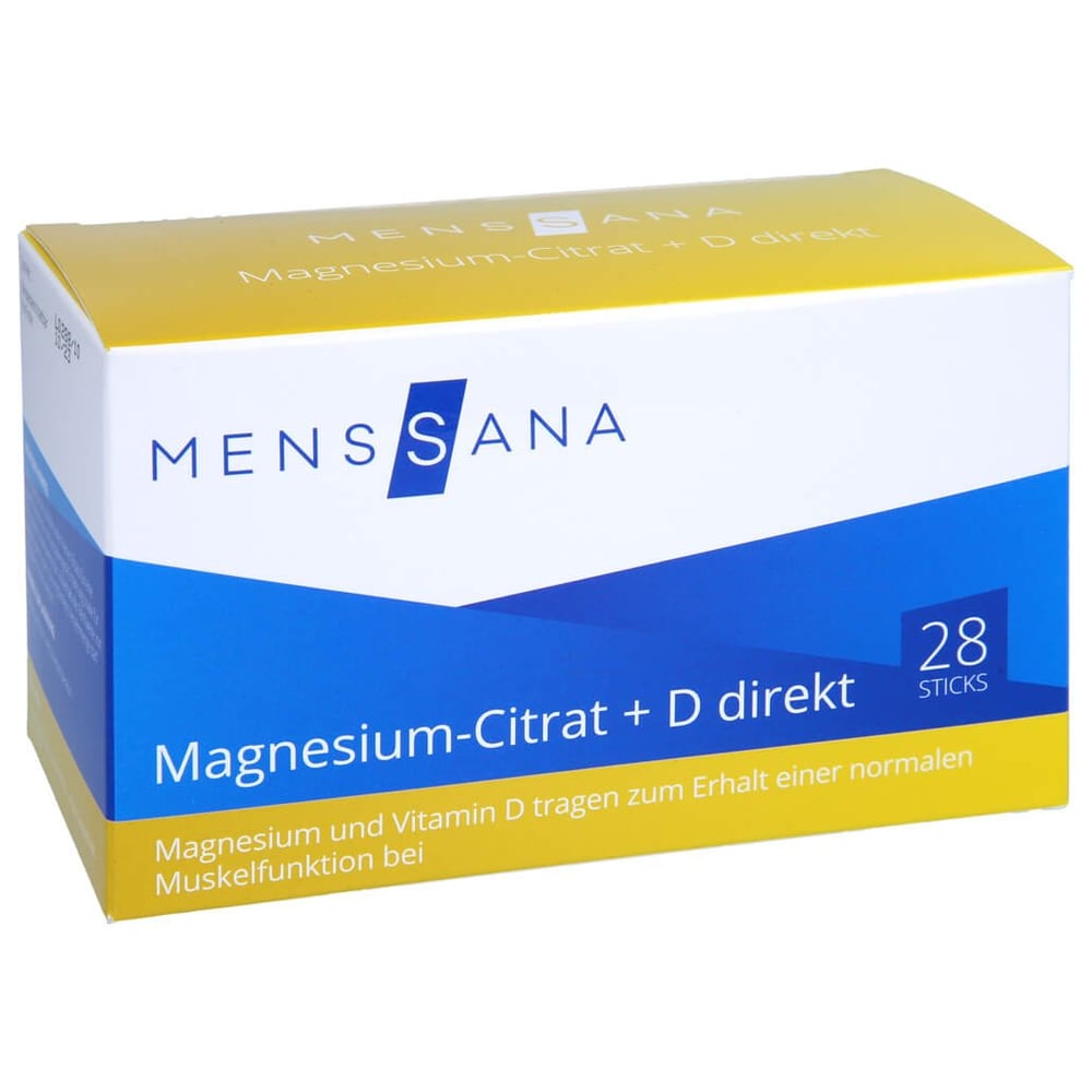 Magnesiumcitrat+d direkt MensSana Pulver