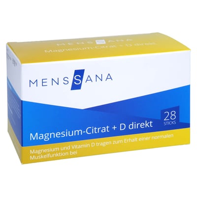 Magnesiumcitrat+d direkt MensSana Pulver