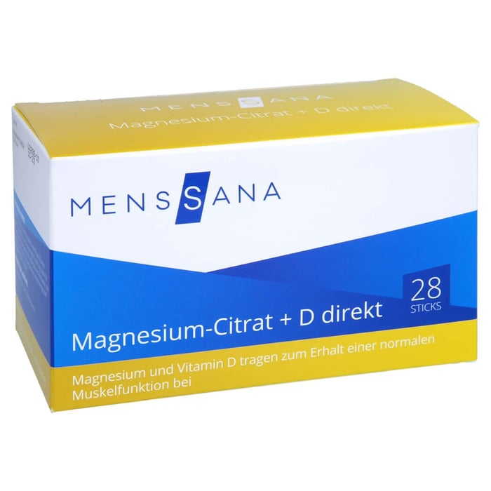 Magnesiumcitrat+d direkt MensSana Pulver