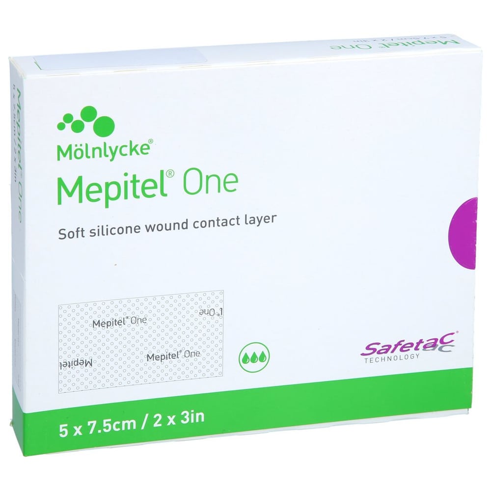 Mepitel One 5x7,5 cm Silikon Netzverband