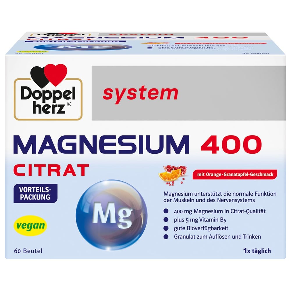 Doppelherz Magnesium 400 Citrat system