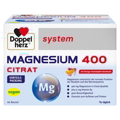 Doppelherz Magnesium 400 Citrat system