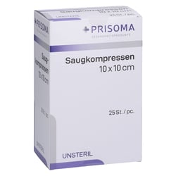 Saugkompressen unsteril 10x10 cm