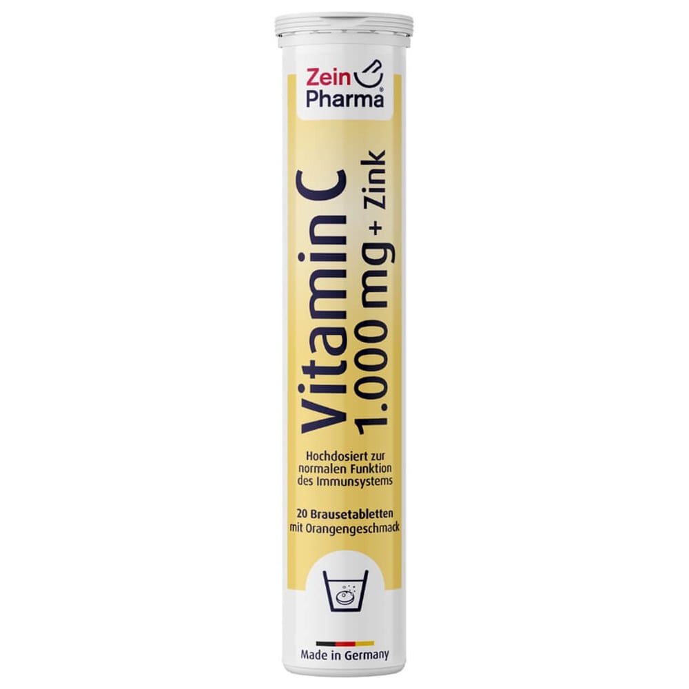 Vitamin C 1000 mg + Zink Brausetabletten
