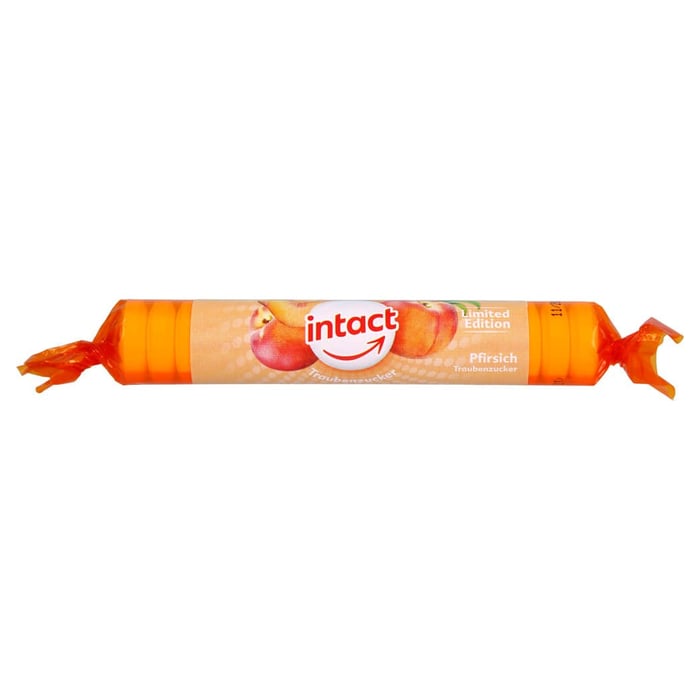 Intact Traubenzucker Rolle Pfirsich