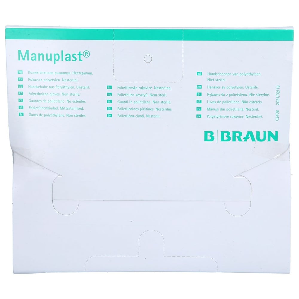 Manuplast Einmal Handschuhe Pe Gr.L
