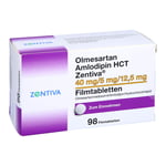 Olmesartan Amlodipin HCT Zentiva 40 mg/5 mg/12,5 mg