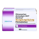 Olmesartan Amlodipin HCT Zentiva 40 mg/5 mg/12,5 mg