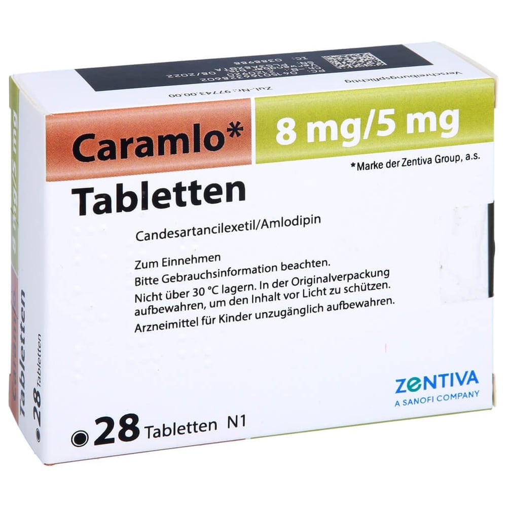 Caramlo 8 mg/5 mg